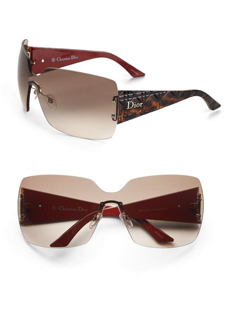 brown dior sunglasses|dior rimless sunglasses.